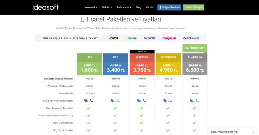 ideasoft-paketleri-fiyatlar