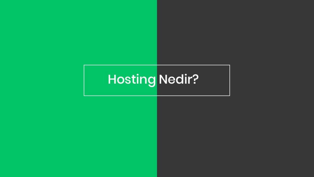 hosting-nedir