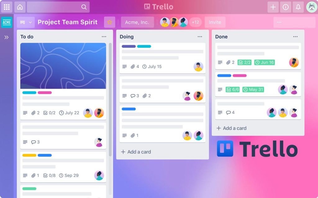 Trello shortcodes